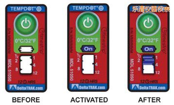 樂清溫度指示標(biāo)簽 累計上升時間/溫度的標(biāo)簽